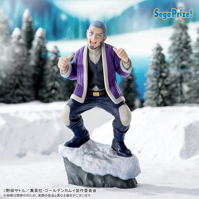 SEGA 景品 黃金神威 XrossLink 白石由竹 冰天雪地