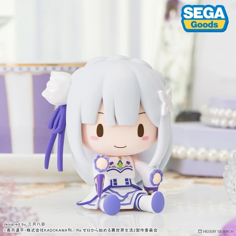 SEGA Re:從零開始的異世界生活 Q版 豆豆眼 愛蜜莉雅 可換表情