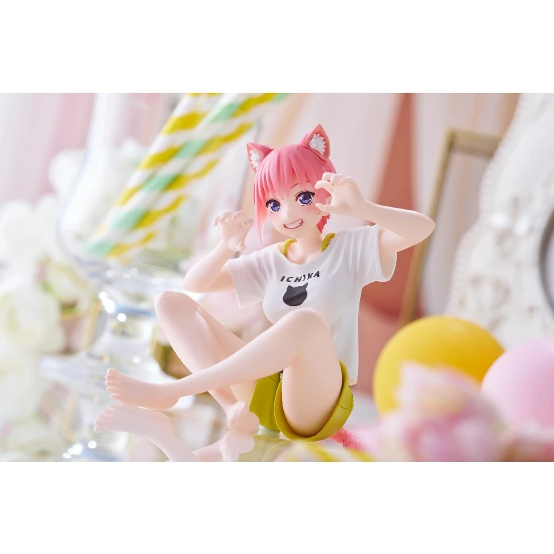 TAITO 景品 五等分的新娘 Desktop Cute 中野一花 貓咪居家服