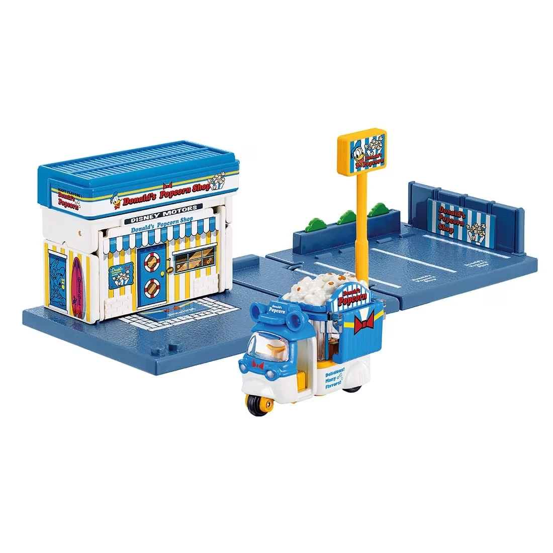 Tomica 新城鎮 唐老鴨爆米花店 附小車