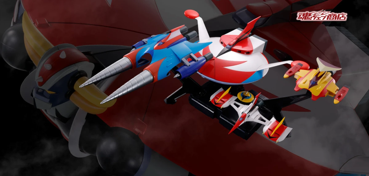 代理版 魂商店限定 超合金魂 GX-76X3 飛天神機套組 克雷飛天神 D.C.動畫配色對應套組