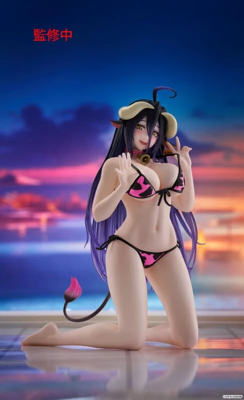 TAITO 景品 OVERLORD Desktop Cute 雅兒貝德 乳牛泳裝 Renewal