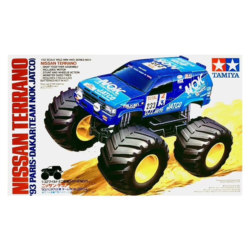 Tamiya 1/32 17011 四驅車 日產 93年旅行車 巴黎 達卡 NISSAN TERRANO