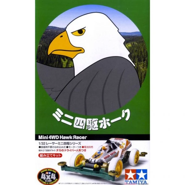 Tamiya 1/32 18087 四驅車 動物系列 新老鷹 HAWK RACER S2底盤