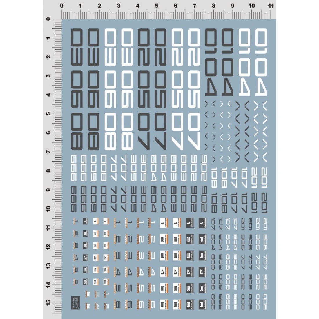 EVO水貼 HIQ 數字水貼 EXPD TRD 灰白款