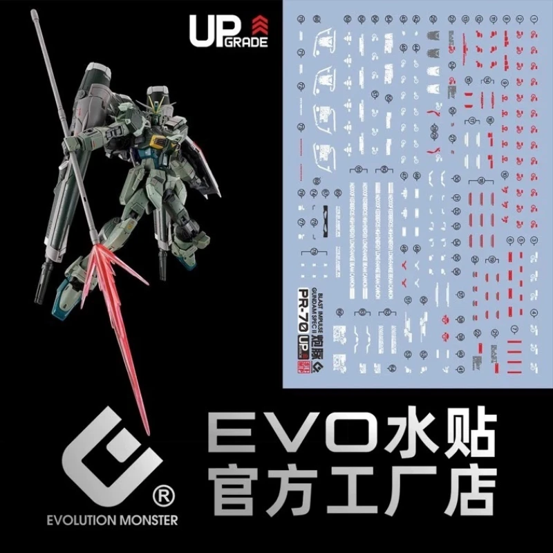 EVO水貼 RG 1/144 轟擊型脈衝鋼彈SpecII PB限定 螢光水貼