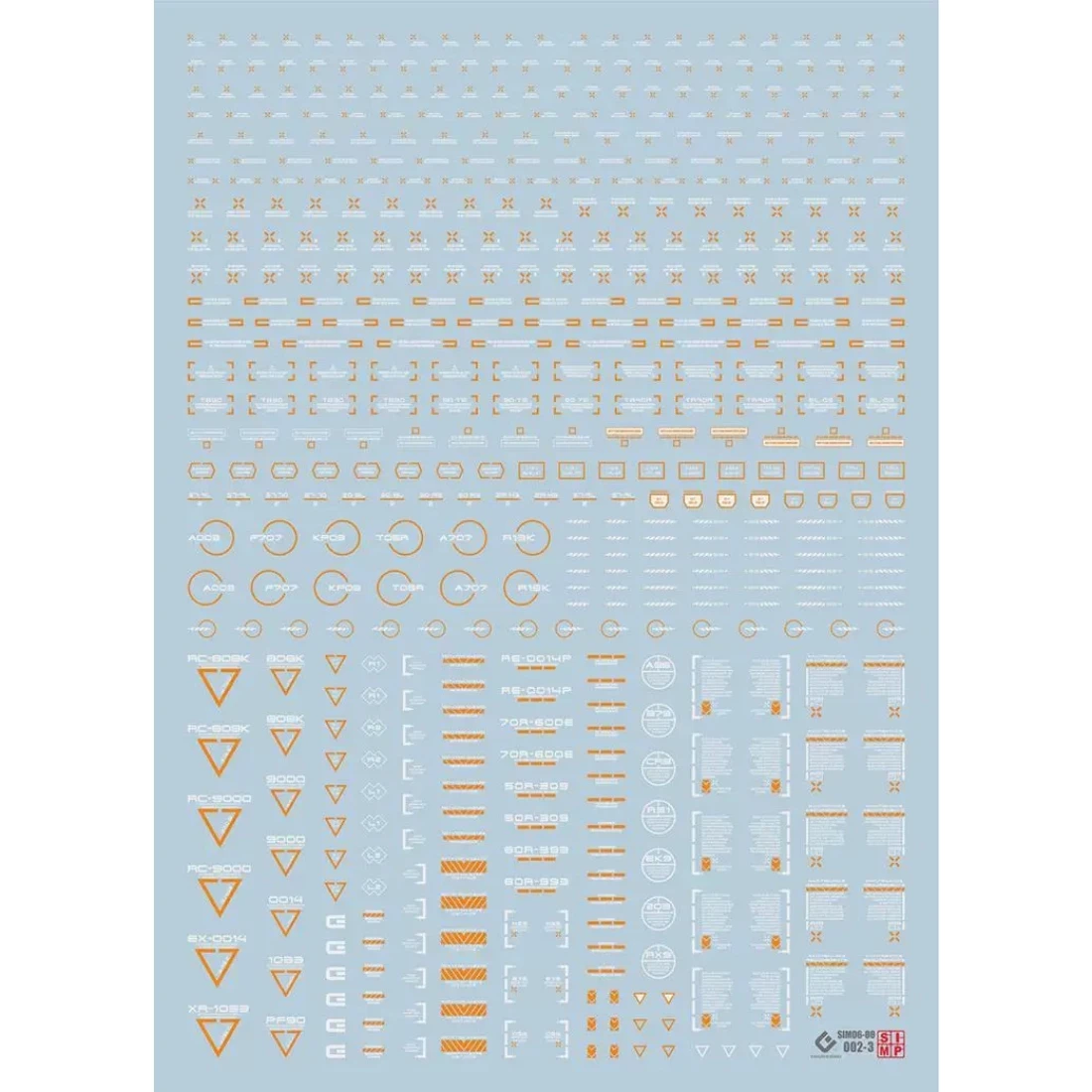 EVO水貼 螢光水貼 橙白色