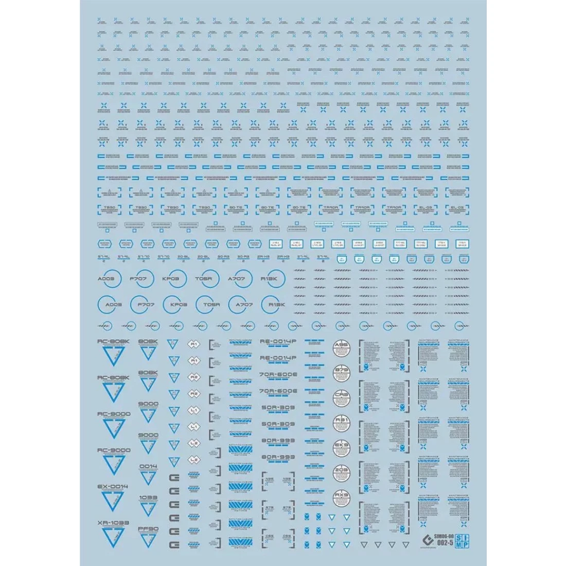 EVO水貼 螢光水貼 藍灰色