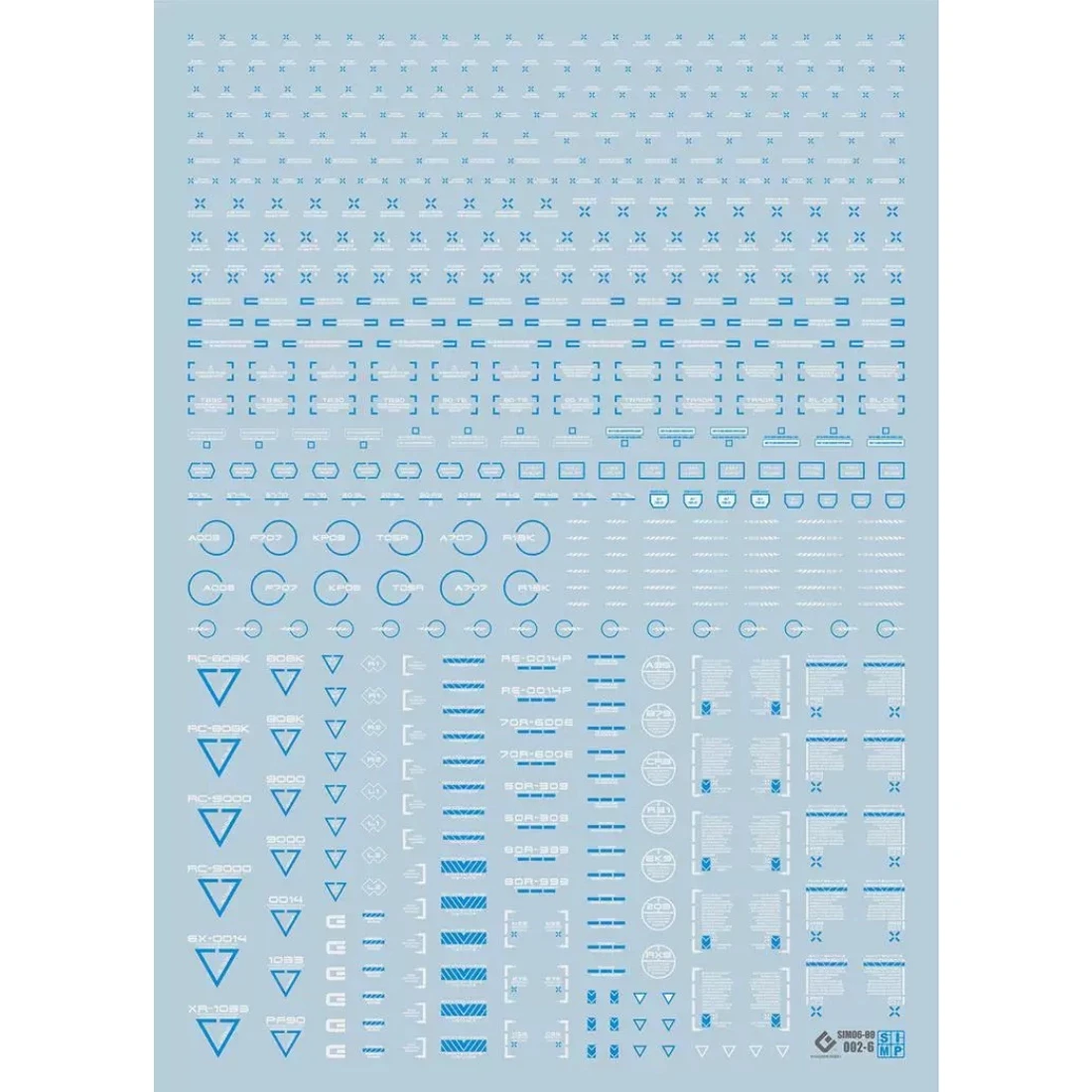 EVO水貼 螢光水貼 藍白色