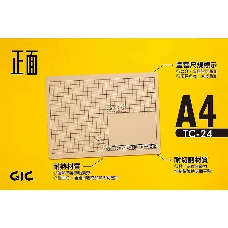 虎爪 GIC TC-24 A4 多功能場景切割墊