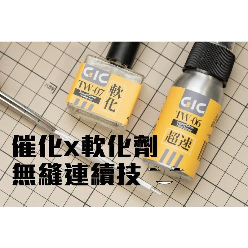 虎爪 GIC TW-07 瞬間膠軟化劑