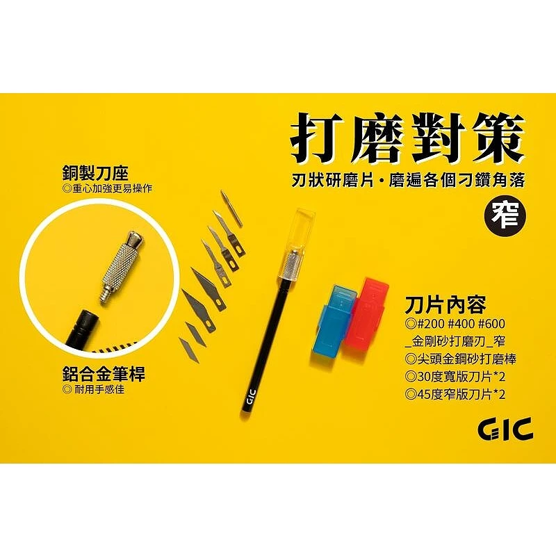 虎爪 GIC GP-01 研磨筆刀 窄版