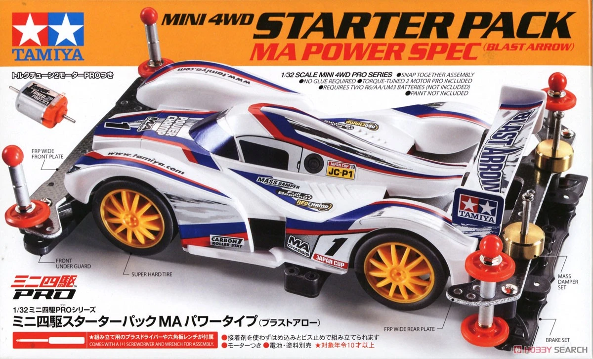 Tamiya 1/32 18647 四驅車PRO版 疾風之箭 STARTER PACK BLAST ARROW MA底盤