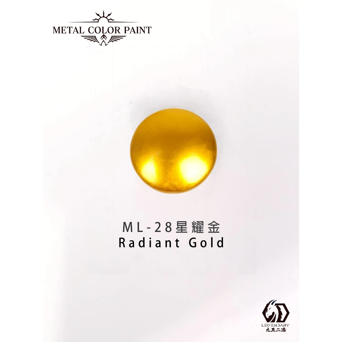 九五二漆 水性 筆塗 金屬色 11ML ML-28 星曜金