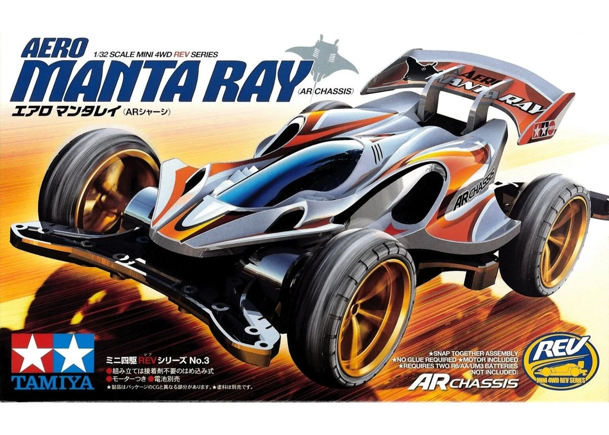 Tamiya 1/32 18703 四驅車 魔鬼魚 AERO MANTA RAY AR底盤