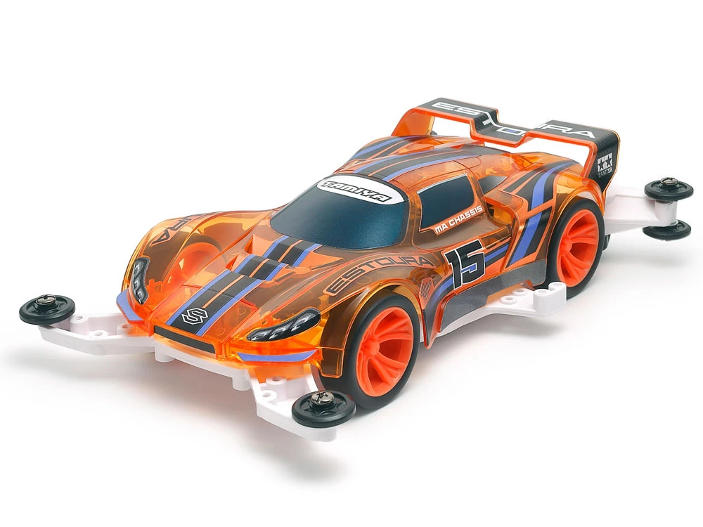 Tamiya 1/32 95691 四驅車PRO版 Estoura 透明橙色特別版 MA底盤