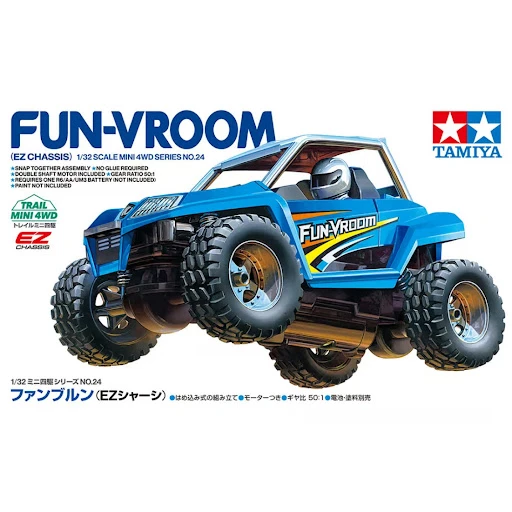Tamiya 1/32 19024 四驅車 FUN VROOM EZ底盤