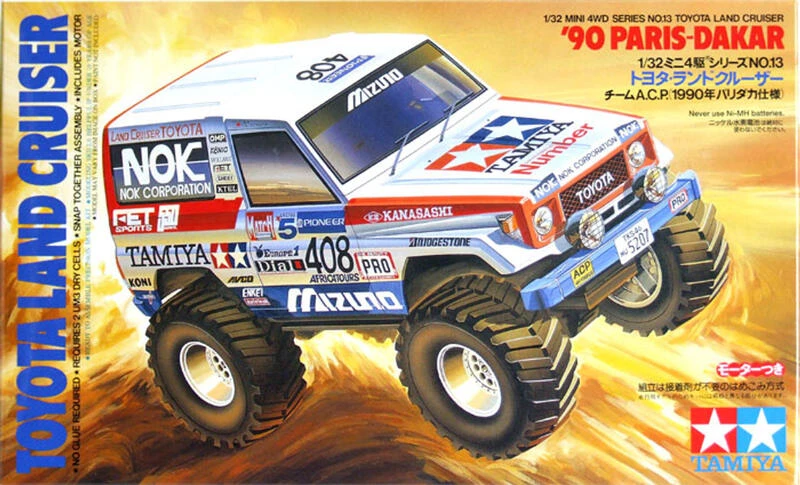 Tamiya 1/32 19013 四驅車 豐田吉普車 LAND CRUISER 1990 PARIS DAKAR