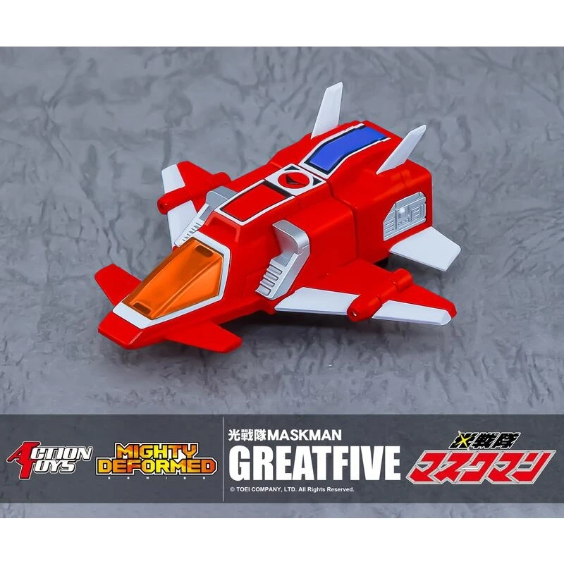 Action Toys ES合金 MIGHTY DEFORMED 光戰隊覆面人 Great Five
