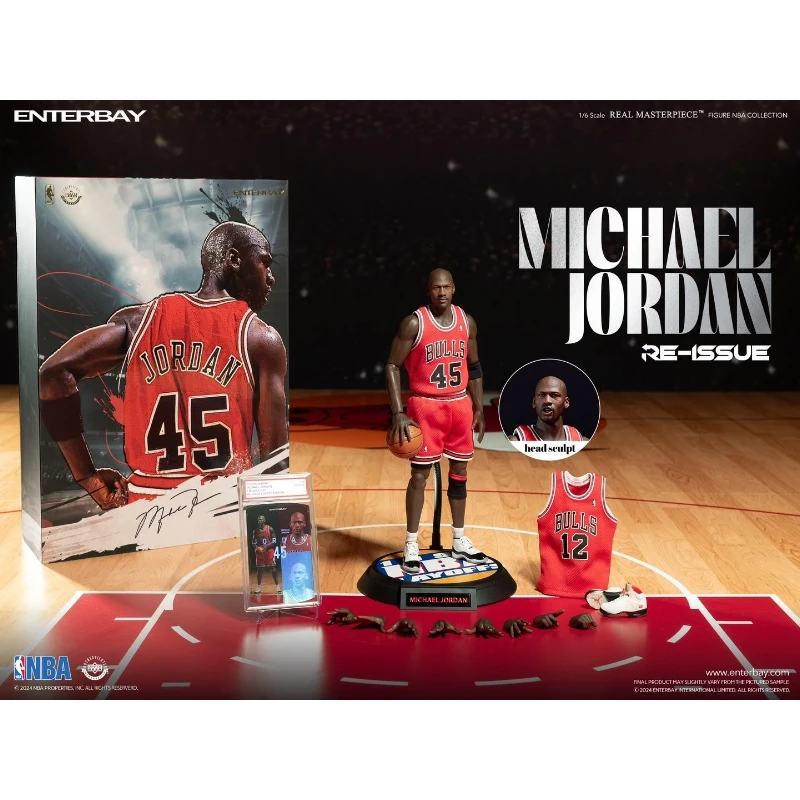 ENTERBAY 1/6 NBA 公牛隊 麥可喬丹 Michael Jordan 45號 I’M BACK 限量版