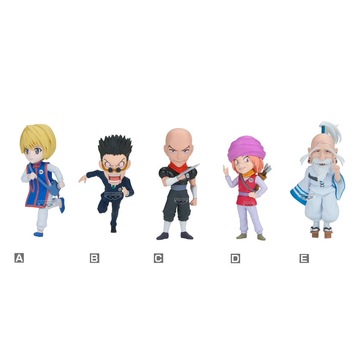 Banpresto 景品 海外限定 獵人 WCF 獵人試驗 Vol.2 半中盒6入