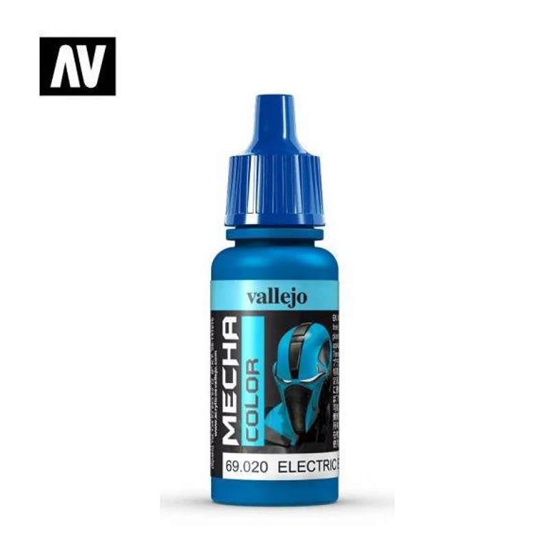 AV水性漆 Mecha Color 機甲色彩 electric blue 鐵藍色