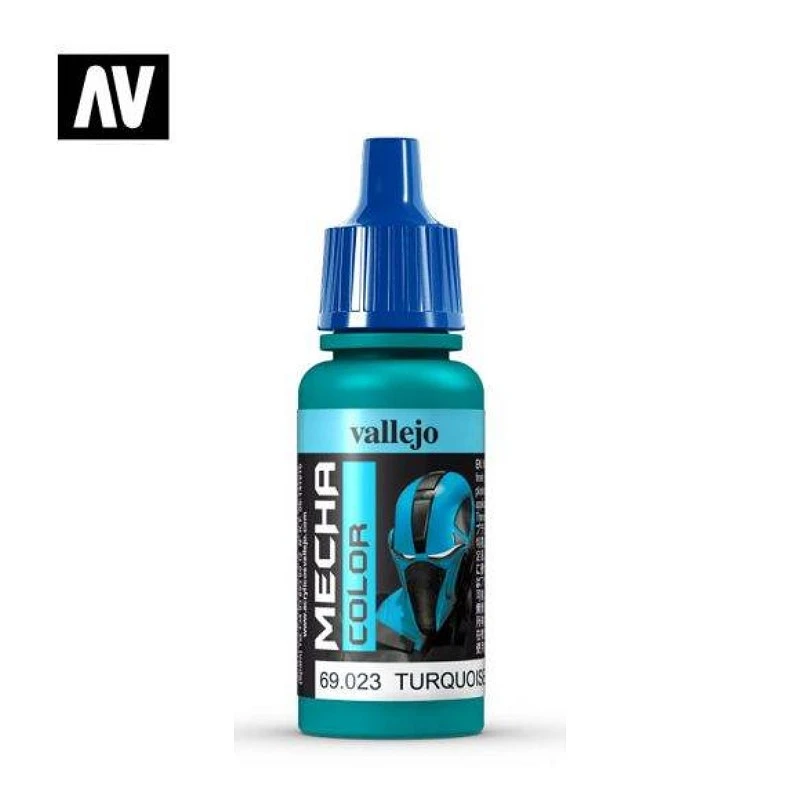 AV水性漆 Mecha Color 機甲色彩 turquoise 綠松石色