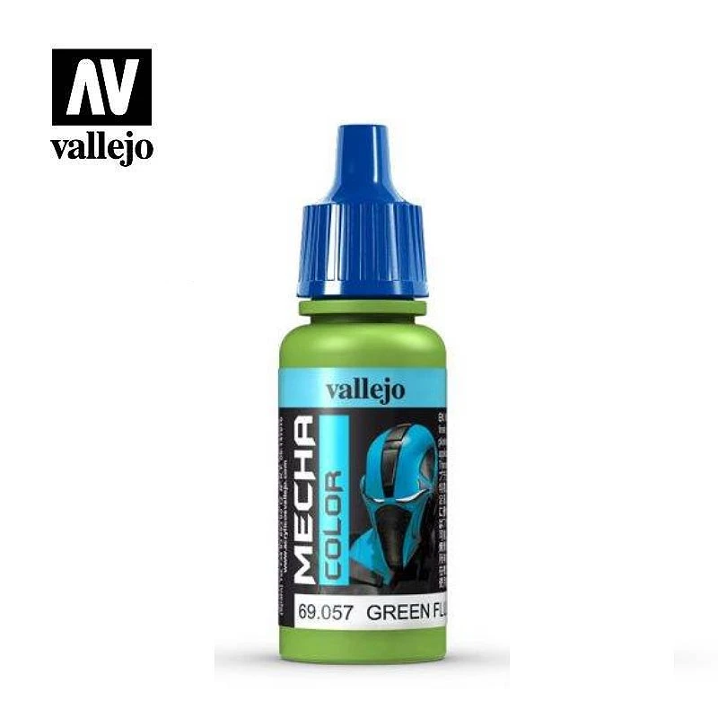 AV水性漆 Mecha Color 機甲色彩 green fluorescent 螢光綠色