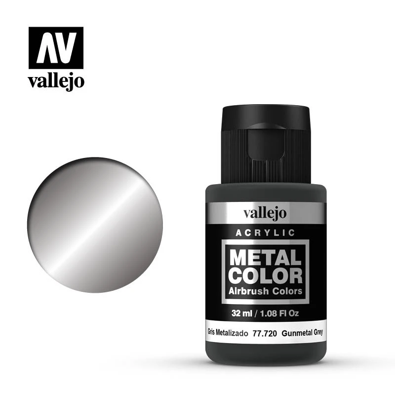 AV水性漆 Metal color 金屬色 Gunmetal 槍鐵色