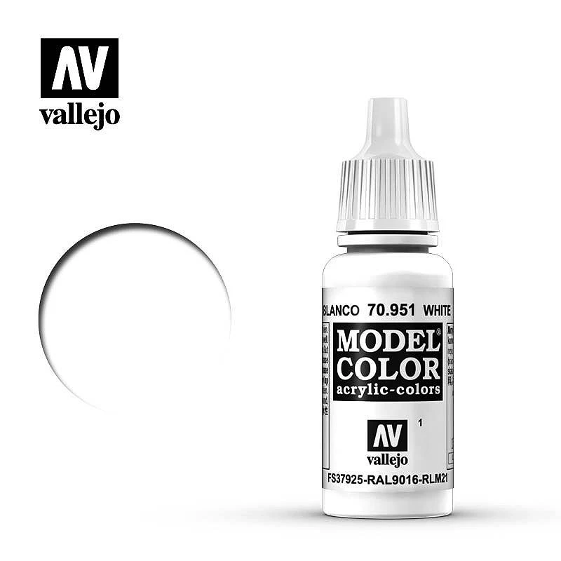 AV水性漆 Model Color 模型色彩 White 白色