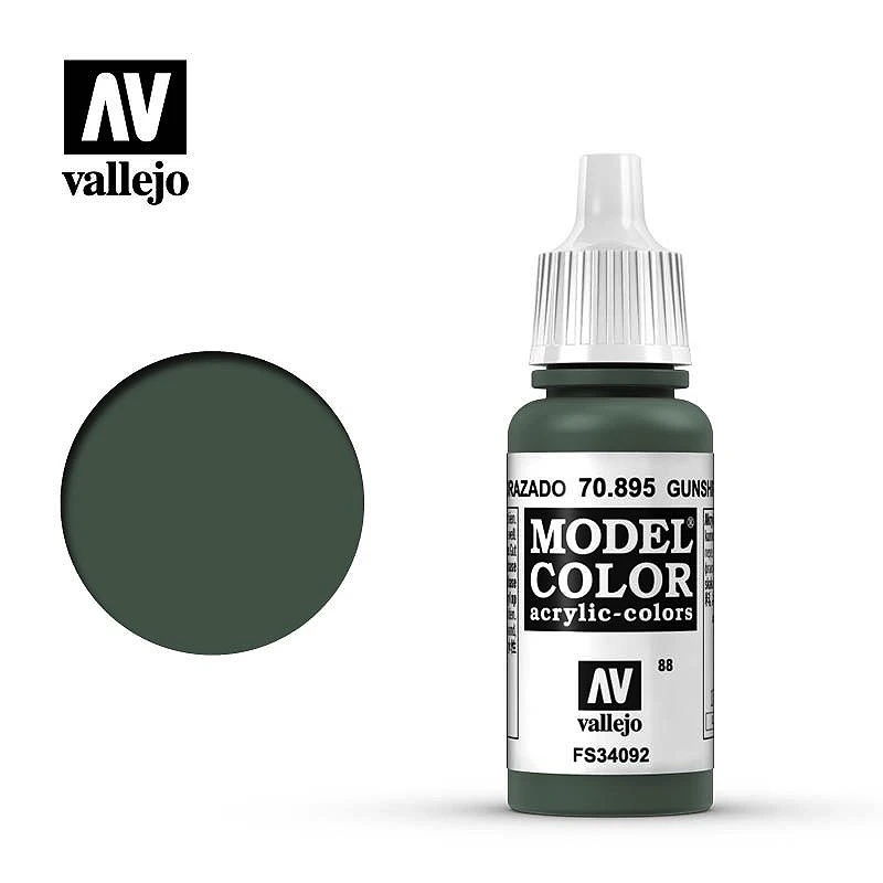 AV水性漆 Model Color 模型色彩 Gunship Green 砲艇綠色