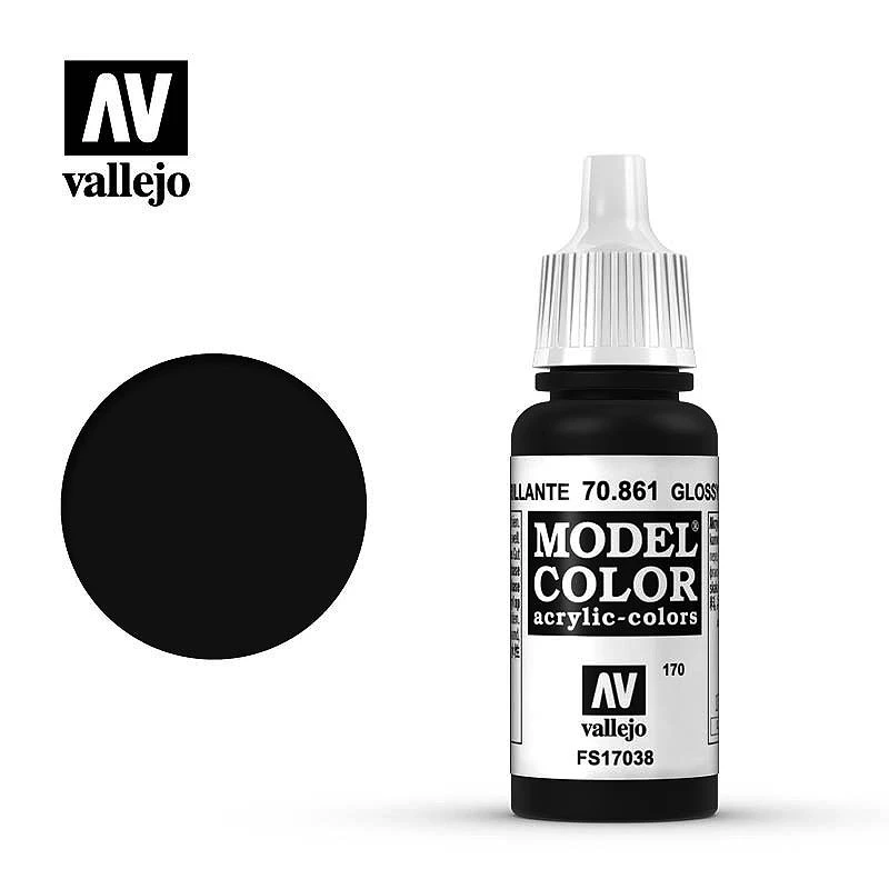 AV水性漆 Model Color 模型色彩 Gloss Black 亮光黑色