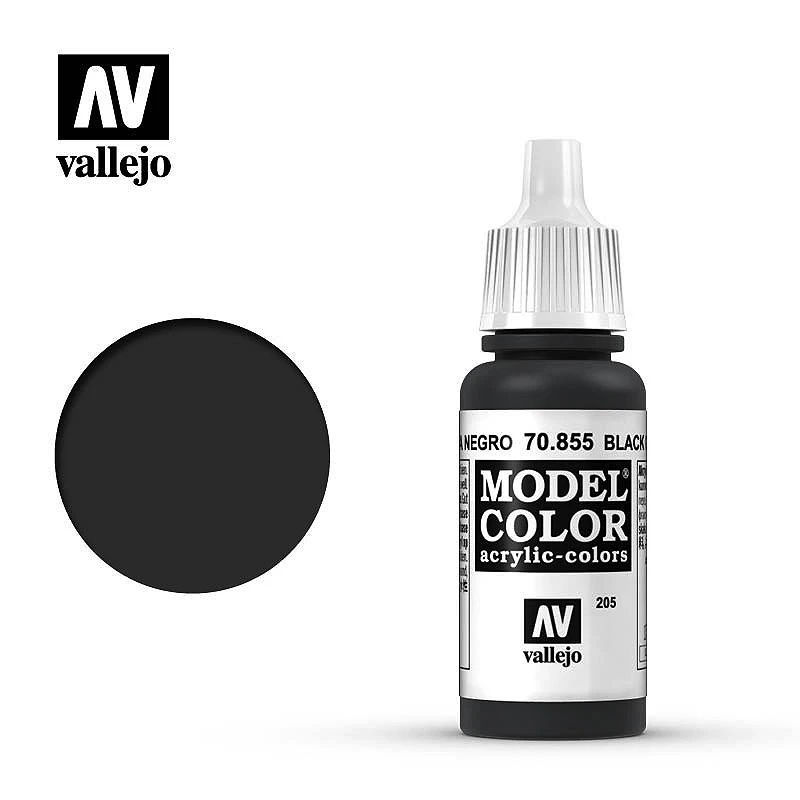 AV水性漆 Model Color 模型色彩 Black Glaze  釉黑色