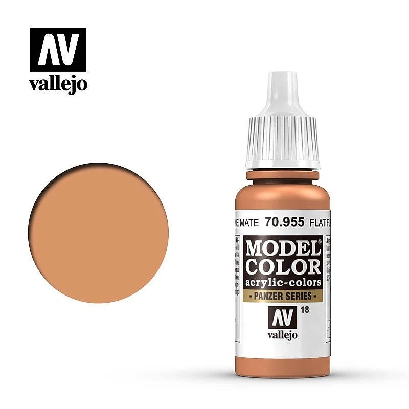 AV水性漆 Model Color 模型色彩 Flat Flesh 平光膚色