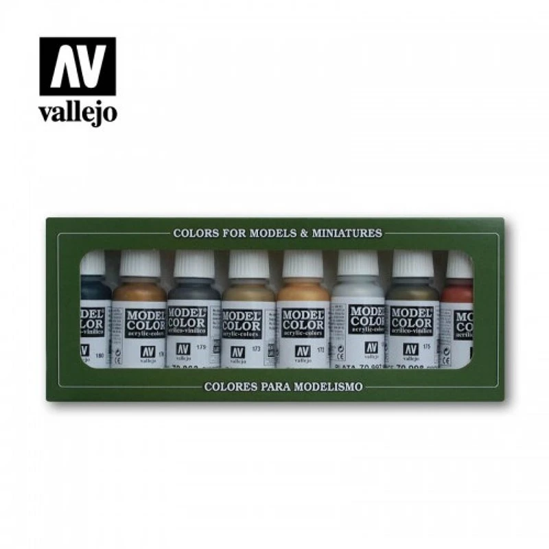 AV水性漆 Model color 模型色彩 金屬色套組