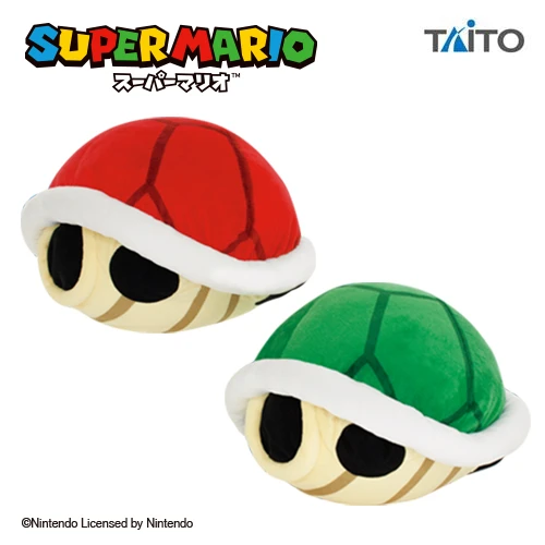 TAITO 景品 超級瑪利歐 特大龜殼 絨毛玩偶 兩款一套