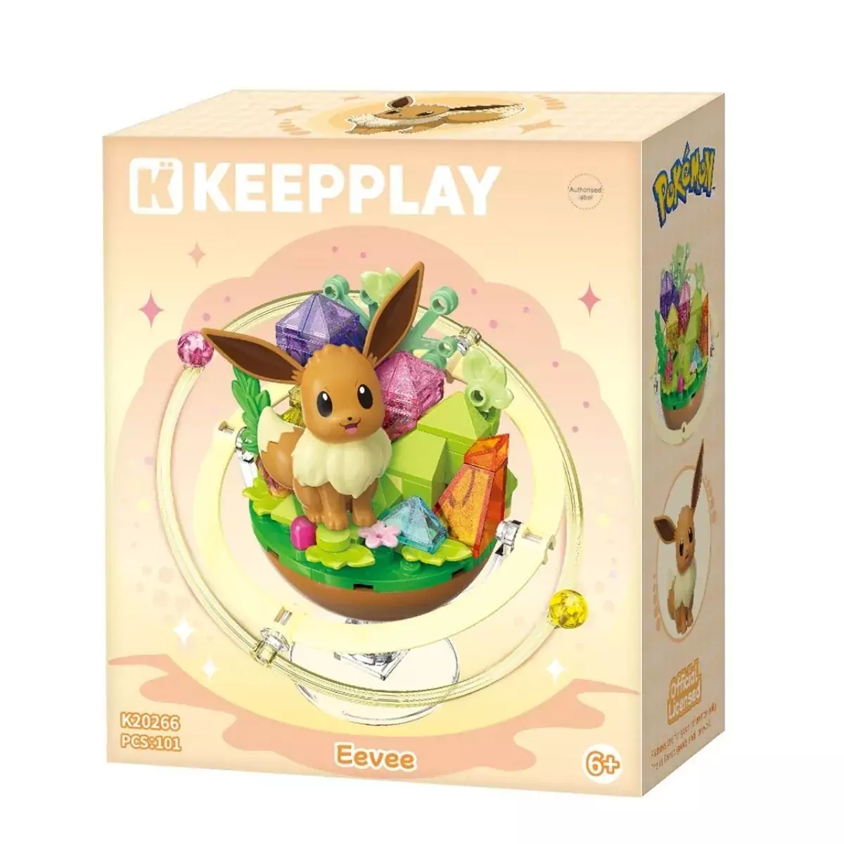 KEEPPLAY 精靈寶可夢 伊布星球系列 伊布
