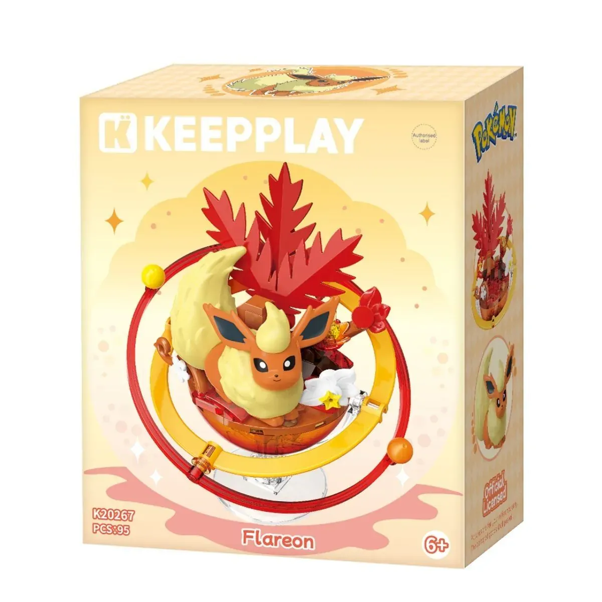 KEEPPLAY 精靈寶可夢 伊布星球系列 火伊布