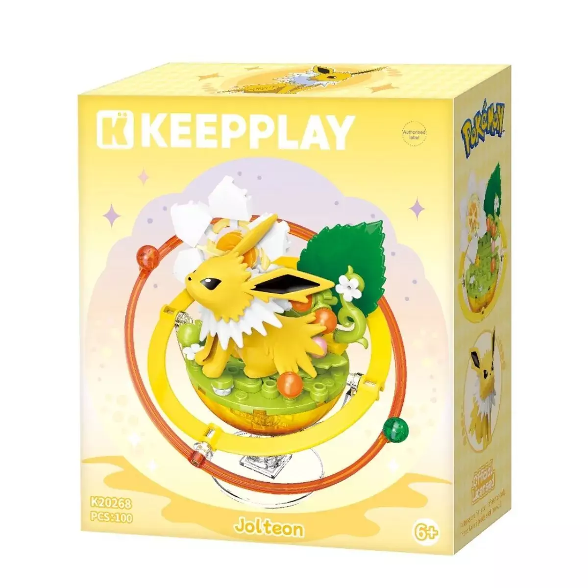 KEEPPLAY 精靈寶可夢 伊布星球系列 雷伊布
