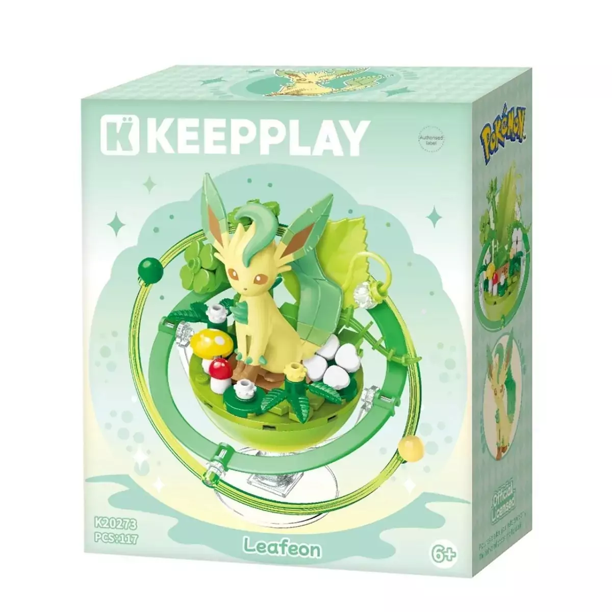 KEEPPLAY 精靈寶可夢 伊布星球系列 葉伊布