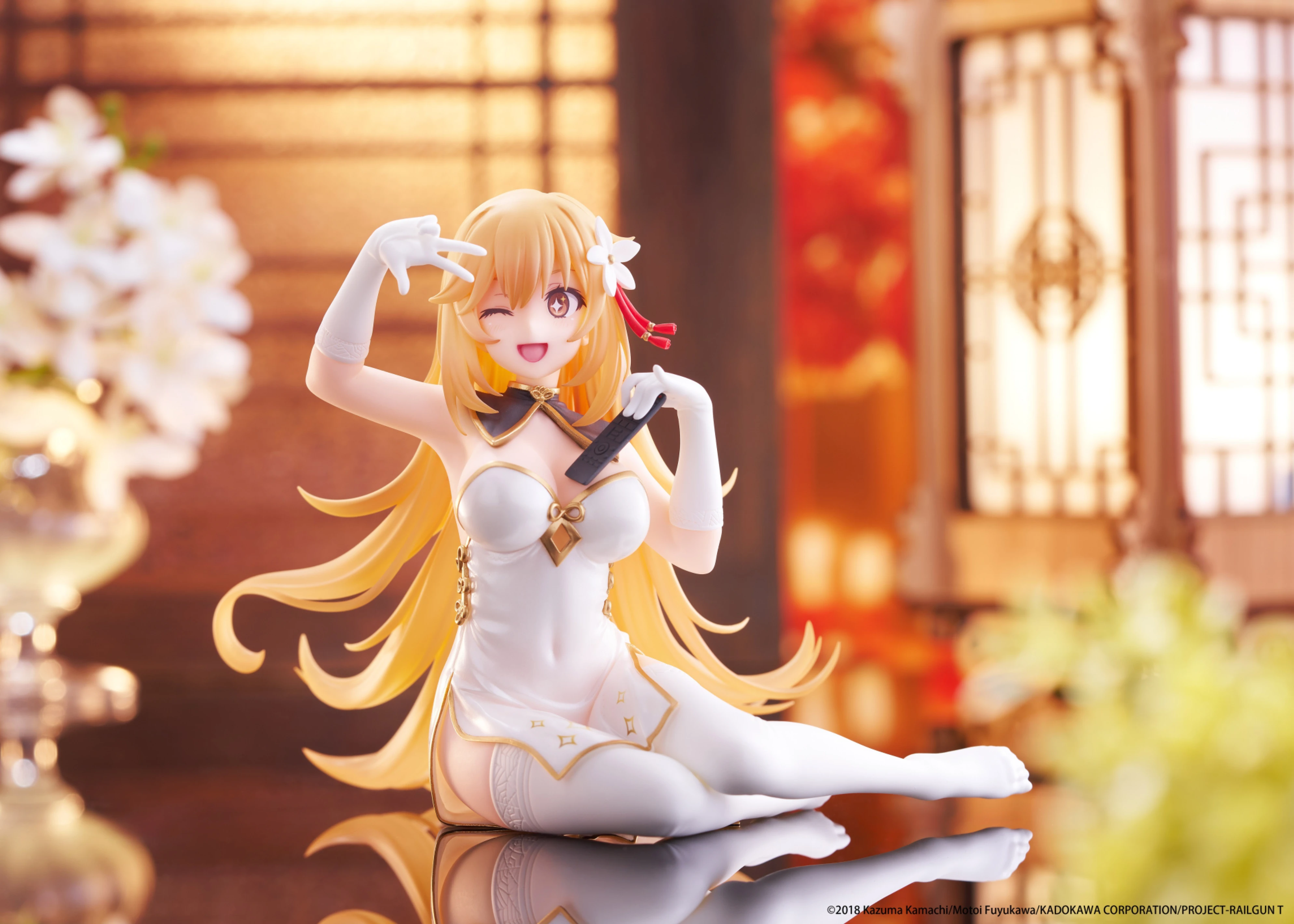 TAITO 景品 科學超電磁砲 Desktop Cute 食蜂操祈 旗袍
