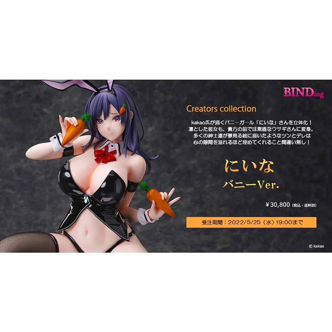 代理版 Native限定 BINDing 1/4 kakao Niina 新名 兔女郎