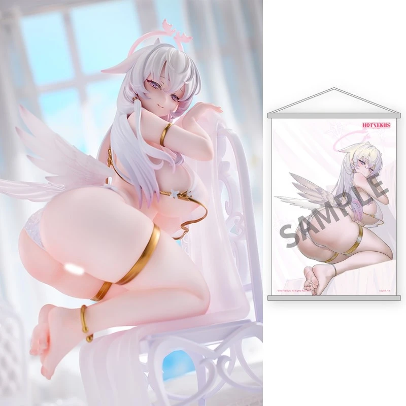 代理版 Native HOTVENUS 1/6 Sueスーエ 原畫 純白的天使醬 掛軸套組
