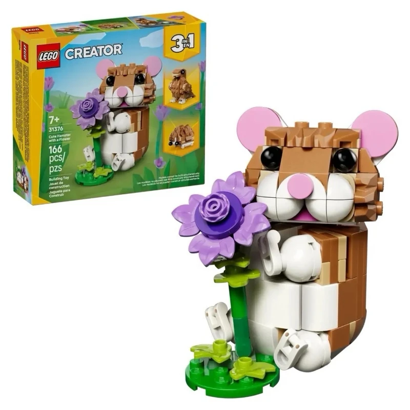 Lego 樂高 Creator 創意大師 31376 可愛倉鼠和花朵
