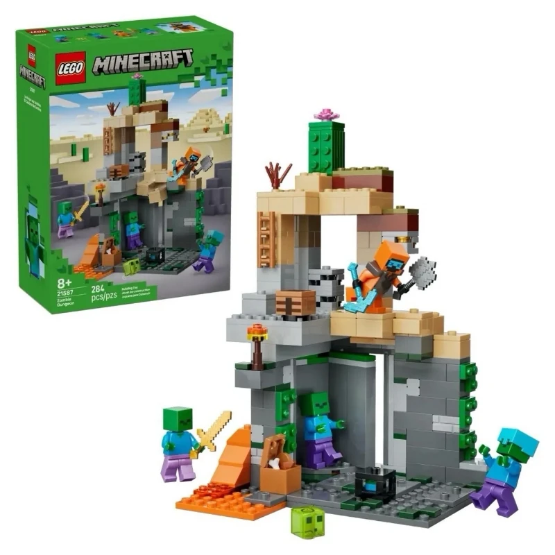 Lego 樂高 Minecraft 21587 殭屍地牢