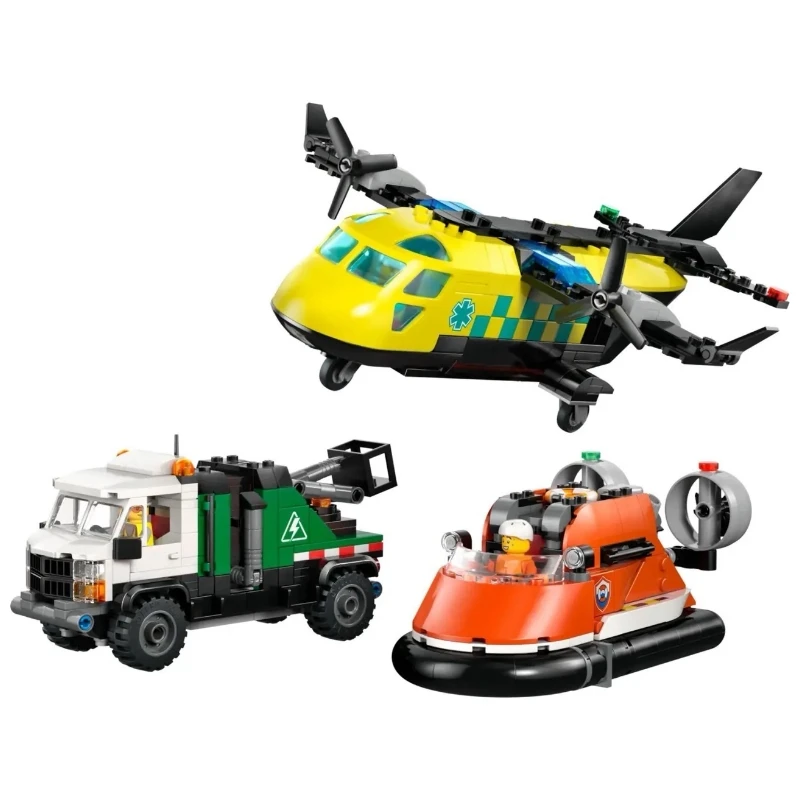 Lego 樂高 City 城市 60505  飛機、作業車和氣墊船混搭套裝