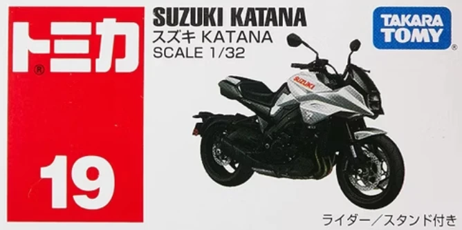 Tomica 019 鈴木 Suzuki Katana 重型機車