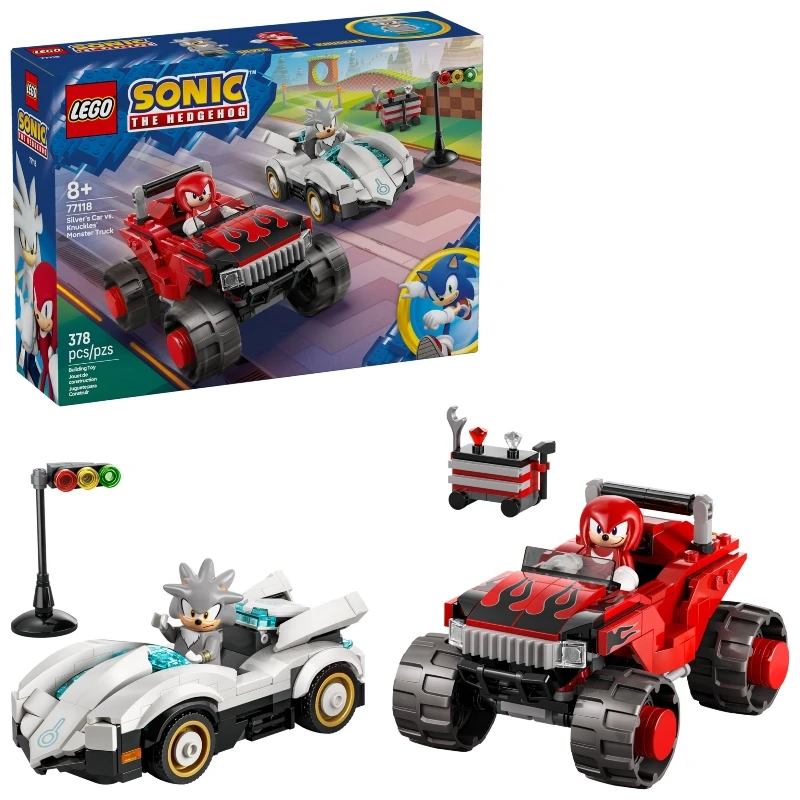 Lego 樂高 Movie 電影 77118 Sonic 音速小子 希爾弗的車 vs 納克的怪獸卡車