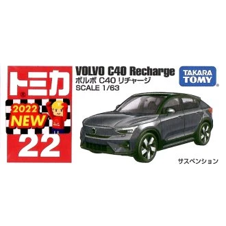 Tomica 022 富豪 Volvo C40 Recharge 電動車