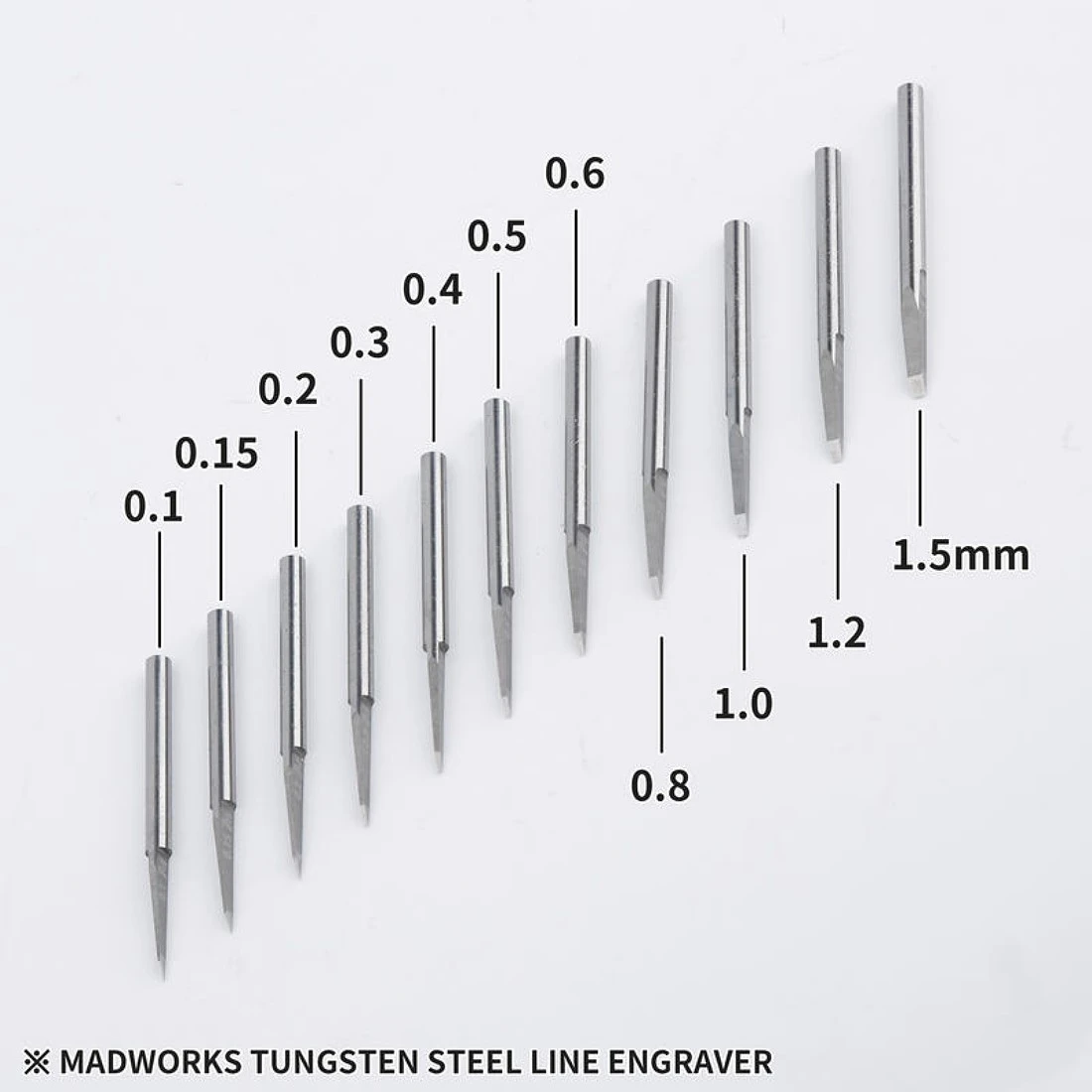 MADWORKS 精密鎢鋼雕刻刀 刻線刀 刻刀 1.2mm